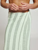 LARGE STRIPE LINEN BEACH TOWEL