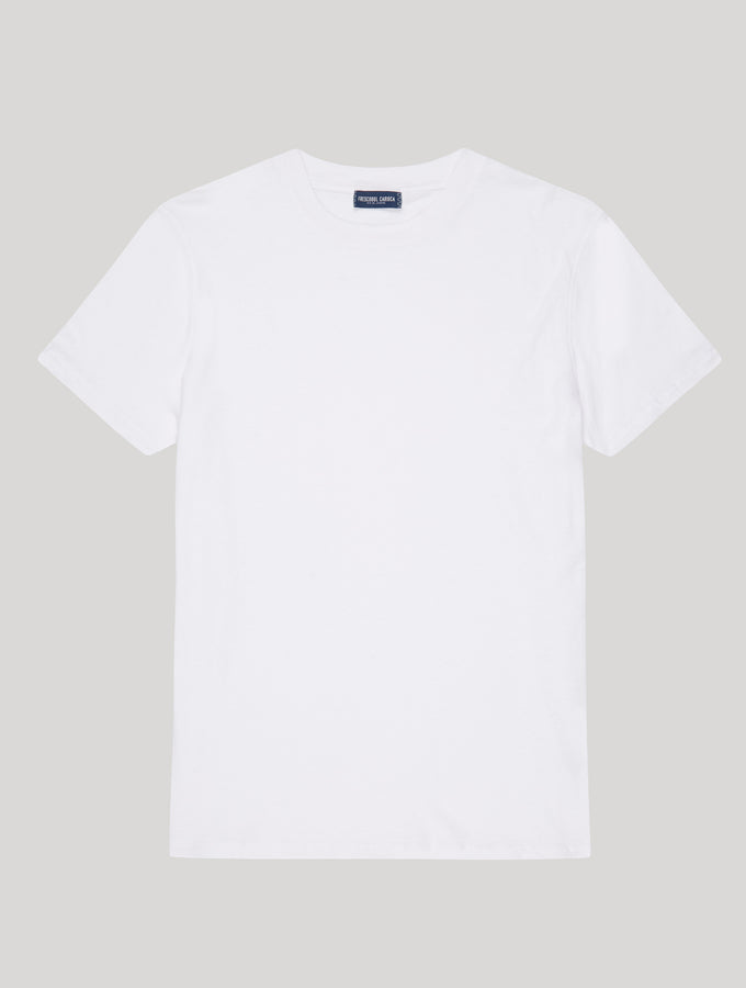 LUCIO LINEN-COTTON T-SHIRT