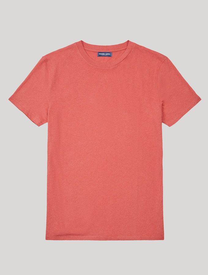 LUCIO LINEN-COTTON T-SHIRT