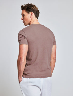 LUCIO LINEN-COTTON T-SHIRT