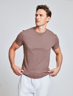 LUCIO LINEN-COTTON T-SHIRT