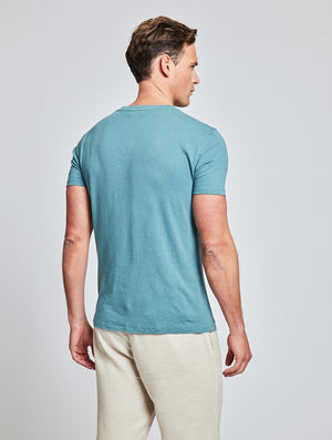 LUCIO LINEN-COTTON T-SHIRT