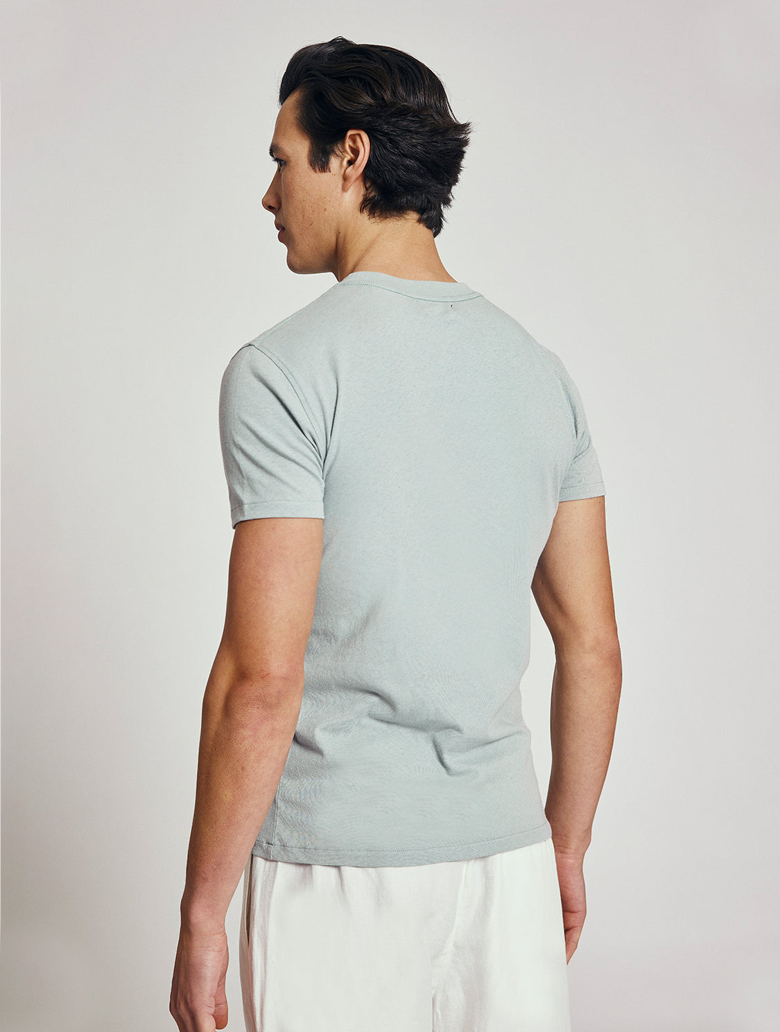 LUCIO LINEN-COTTON T-SHIRT