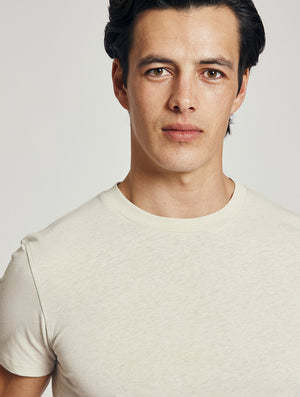 LUCIO LINEN-COTTON T-SHIRT