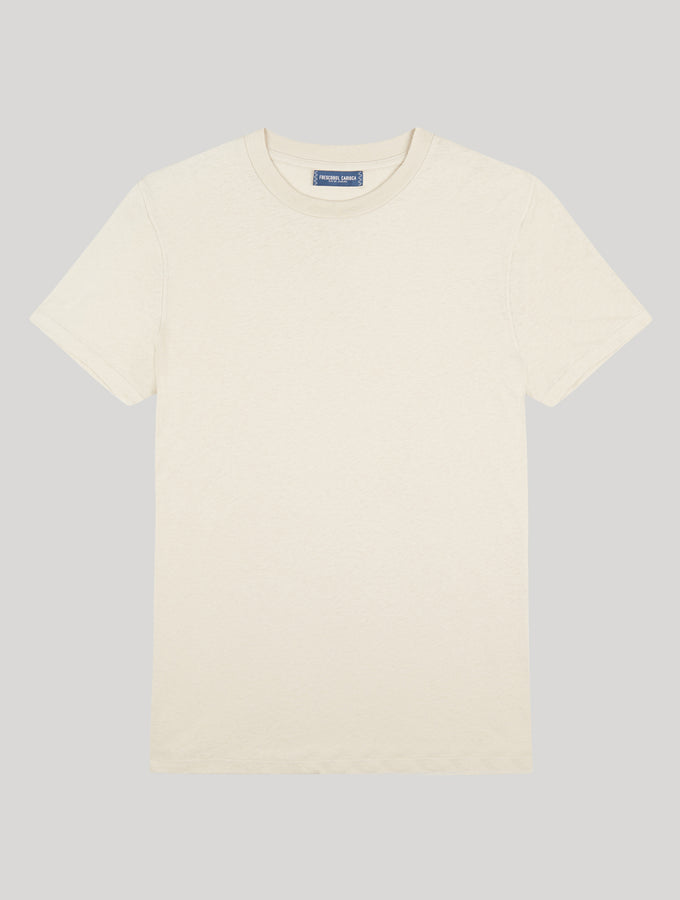 LUCIO LINEN-COTTON T-SHIRT