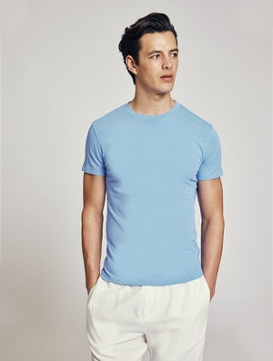 LUCIO LINEN-COTTON T-SHIRT