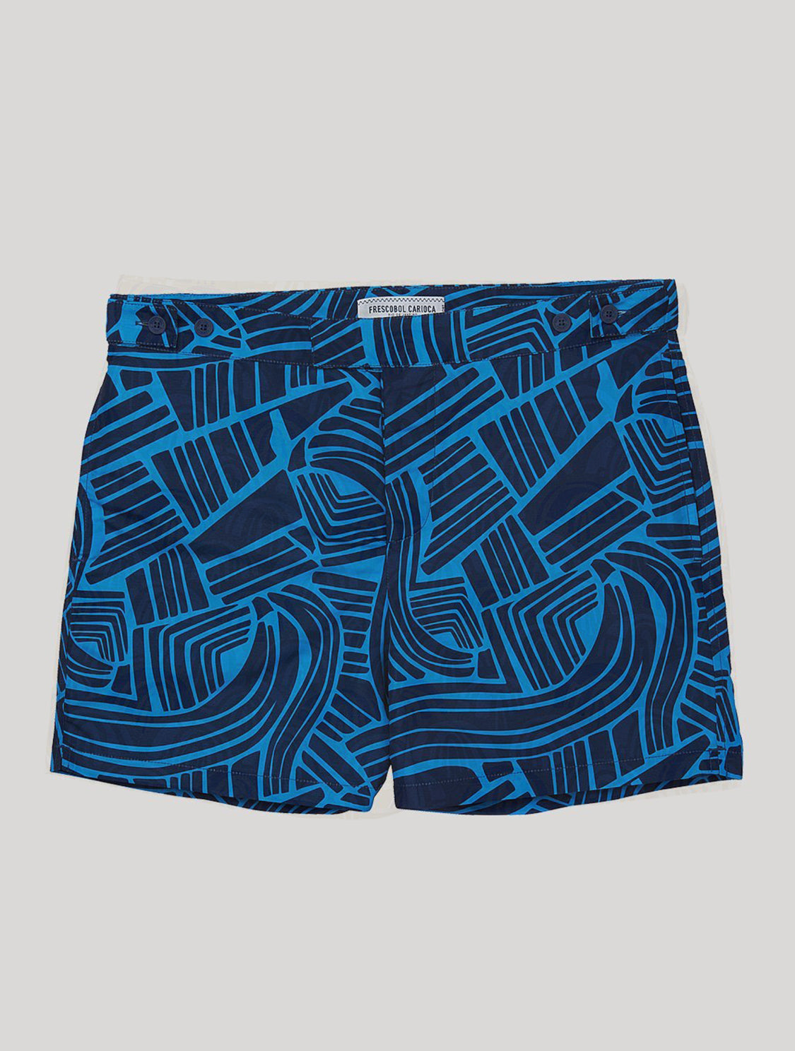 TAILORED SWIM SHORTS TIDAL PRINT