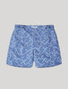 TAILORED SWIM SHORTS LINEAR TILE PRINT