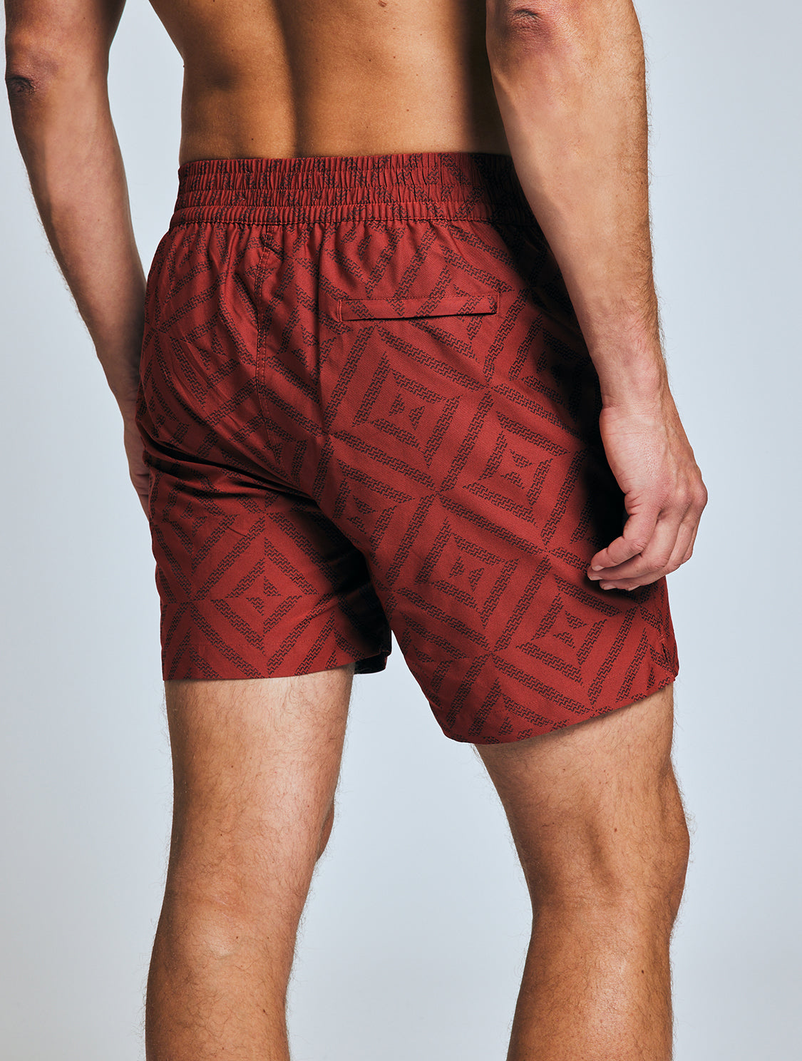 CLASSIC SWIM SHORTS  JACQUARD ANGRA TILE PRINT