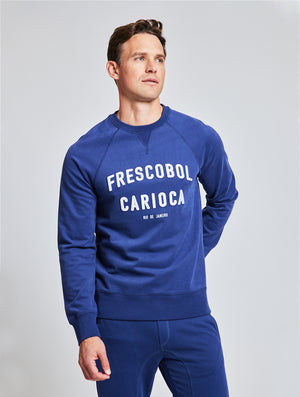 SERGIO SWEATSHIRT EMBOIDERED LOGO PRINT