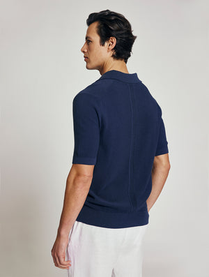 RINO RIBBED KNIT POLO