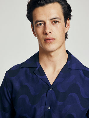 ROBERTO SHIRT JACQUARD COPACABANA PRINT