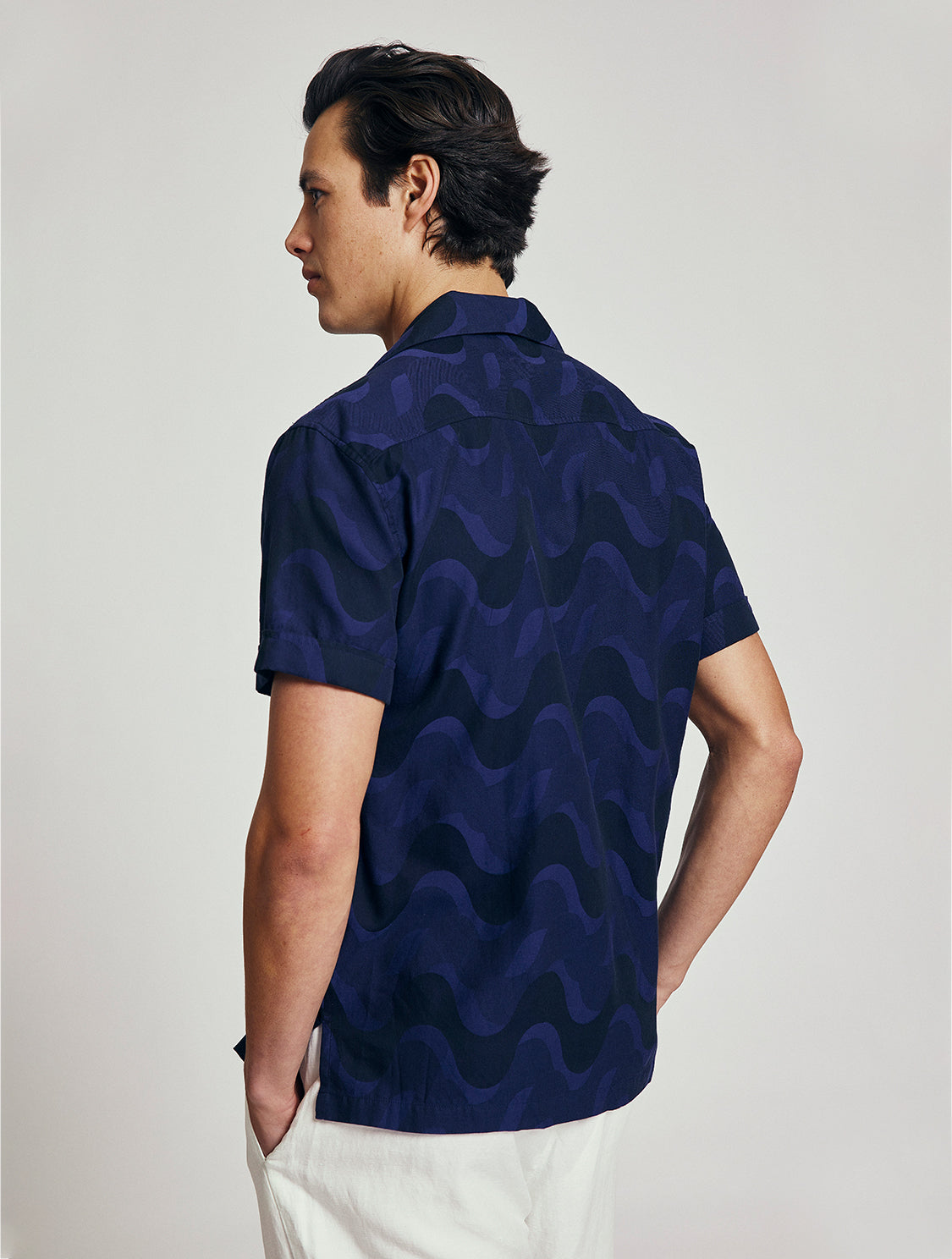 ROBERTO SHIRT JACQUARD COPACABANA PRINT