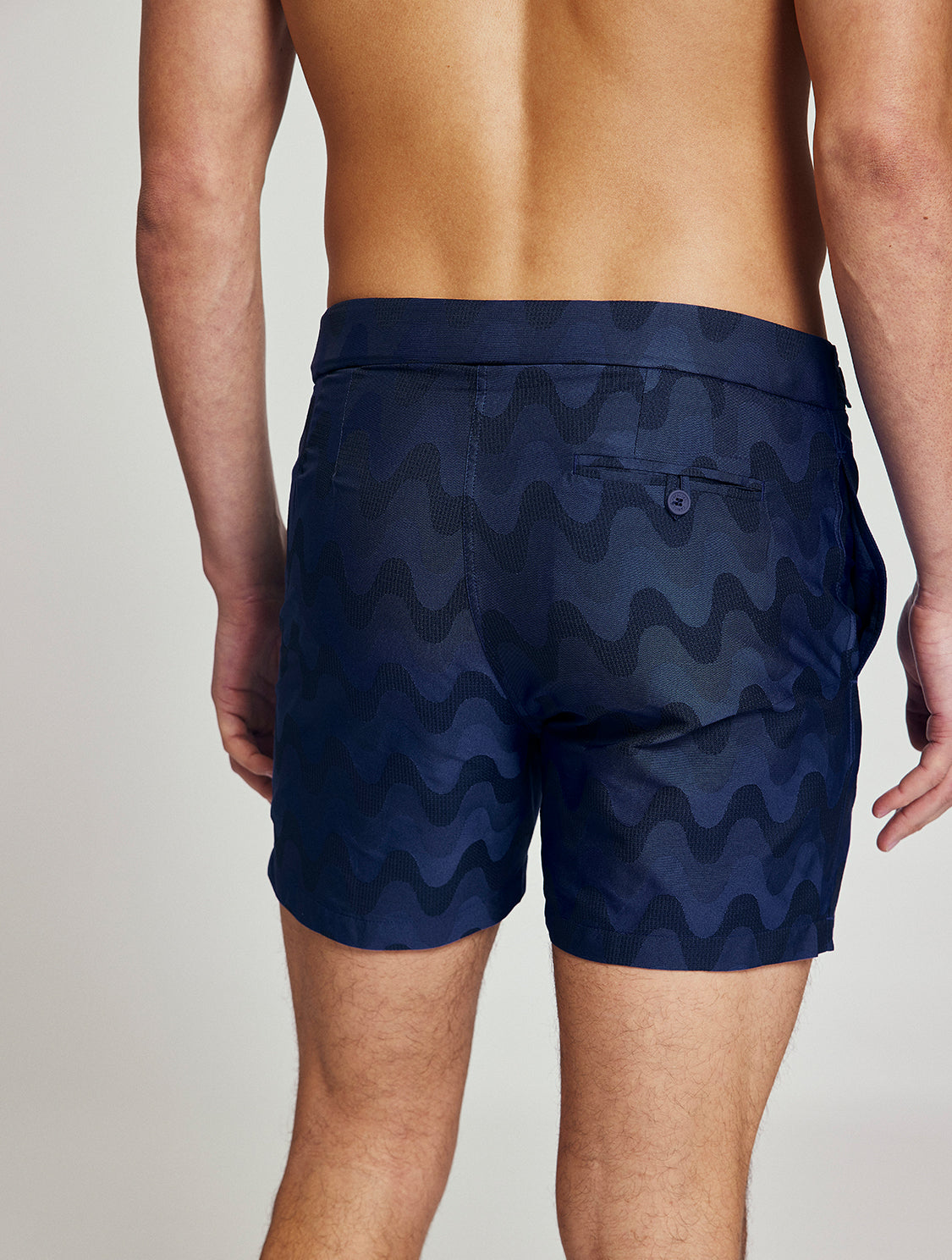 TAILORED SWIM SHORTS JACQUARD COPACABANA PRINT