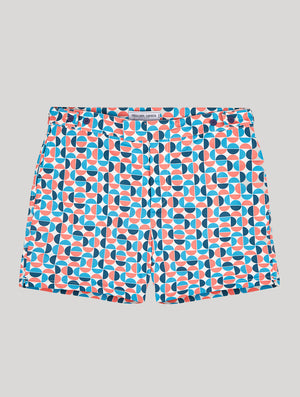 TAILORED SWIM SHORTS SHADE PRINT